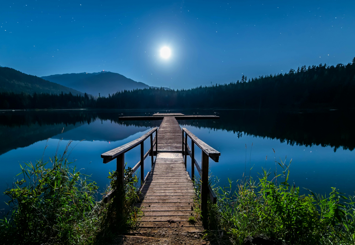 Glow by the Lakeside Dock