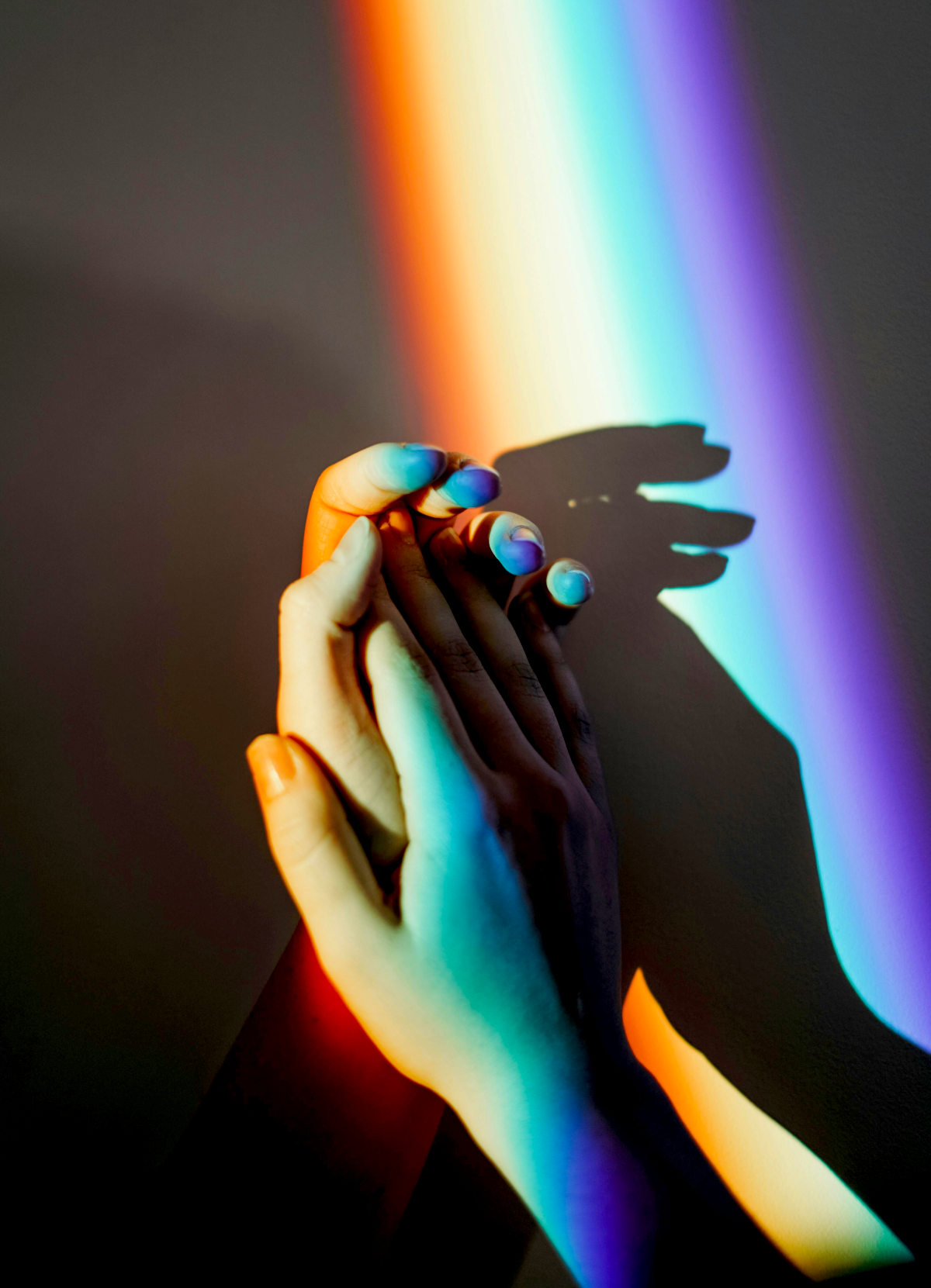 Spirit Rainbow Glow on Hands